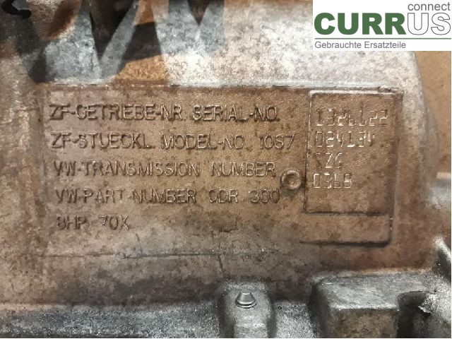 VW AMAROK  10-22 Gearbox (Automatic) 0DR300036BX DDXC