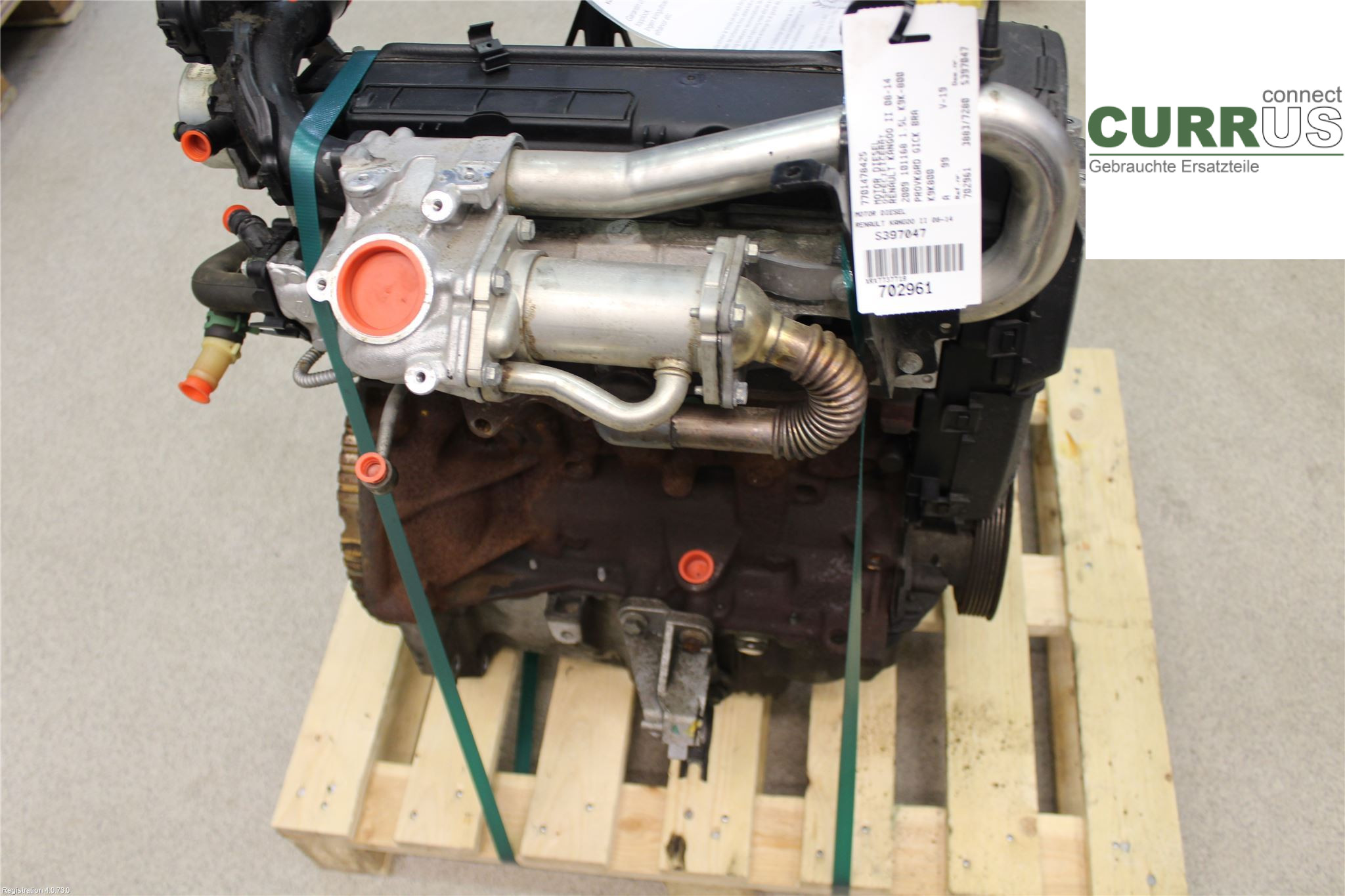 RENAULT KANGOO II  08-14 Motor 7701478425 1.5L K9K-800