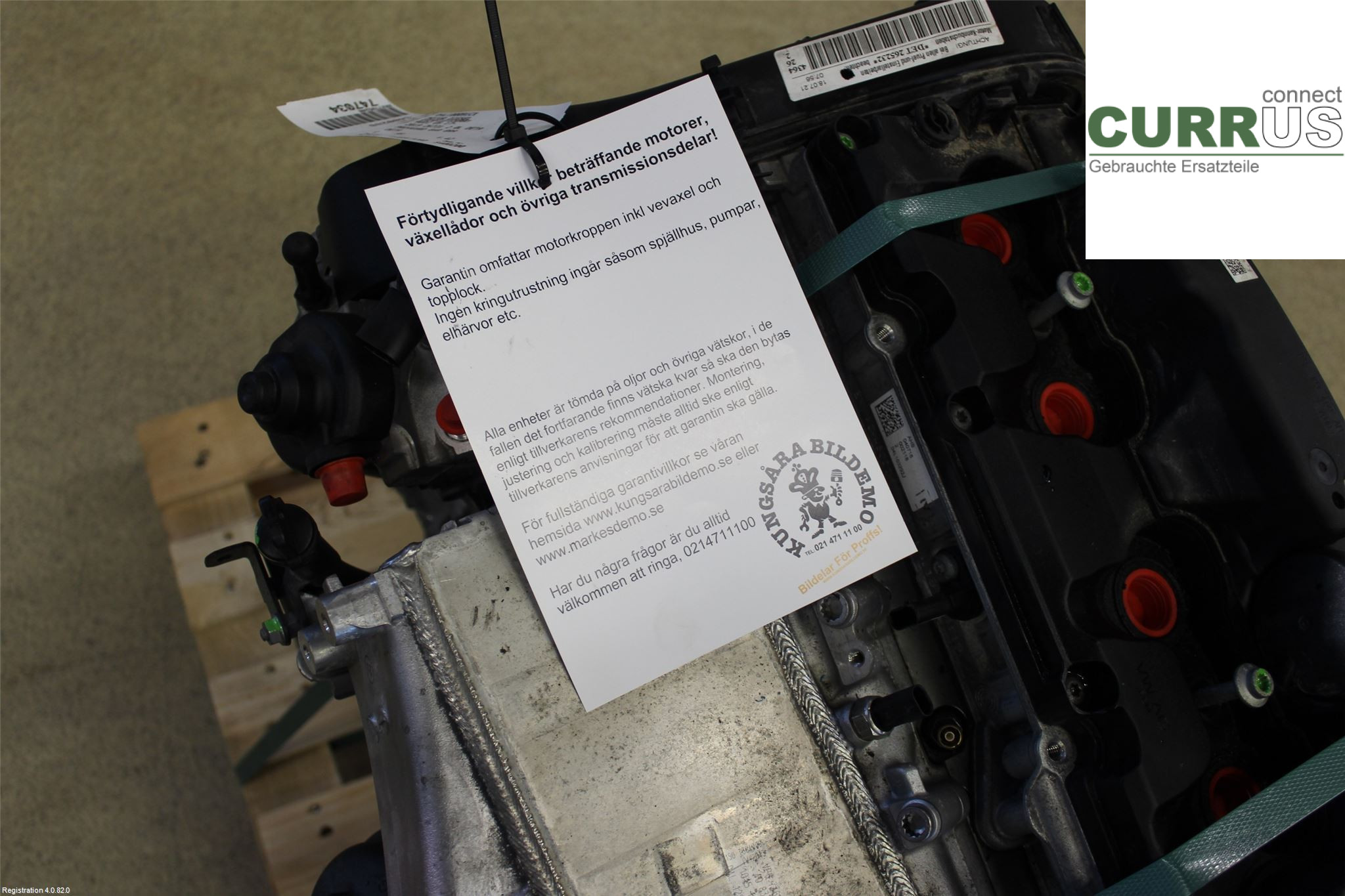 AUDI Q5  17- Engine 04L100091CX 2.0L DETA