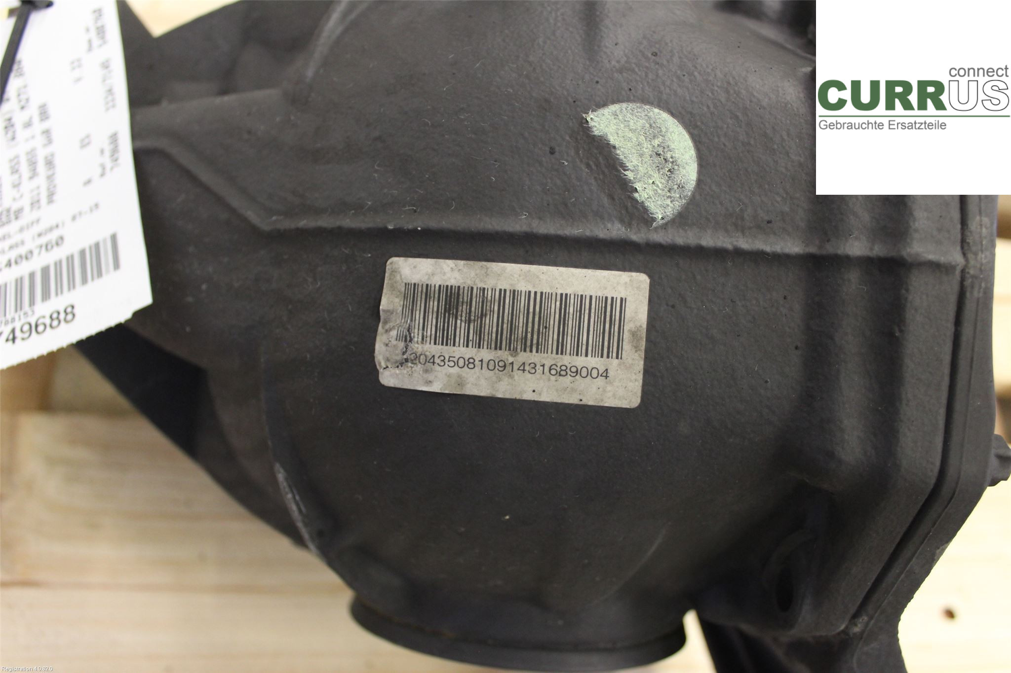 MB C (204)   07-15 Differential A212350141480 1.8L M271.860