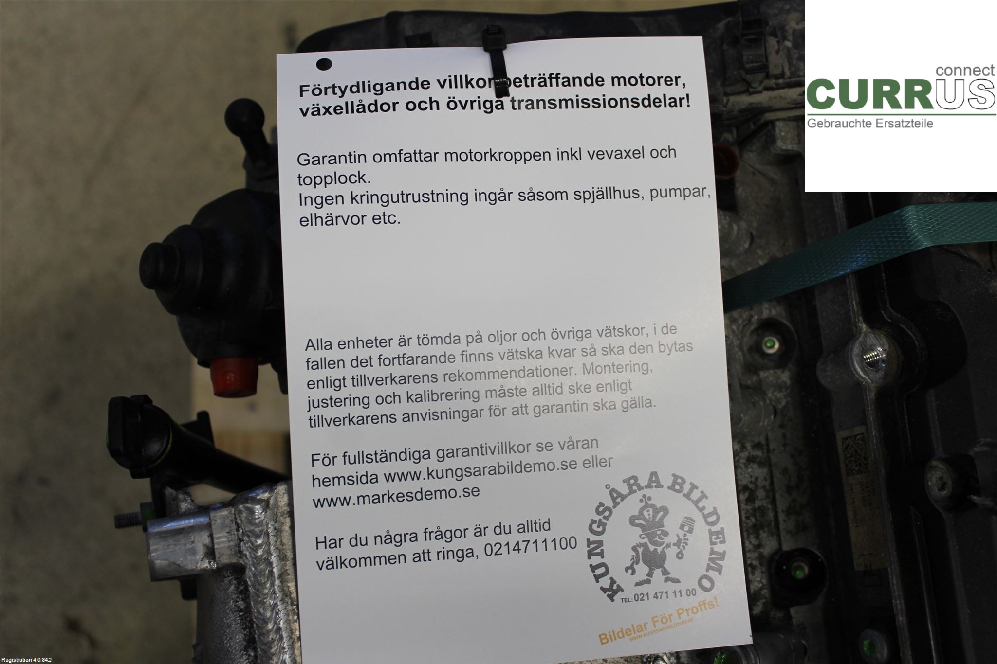 AUDI Q5     09-16 Motor 04L100091AX 2.0L CNHA