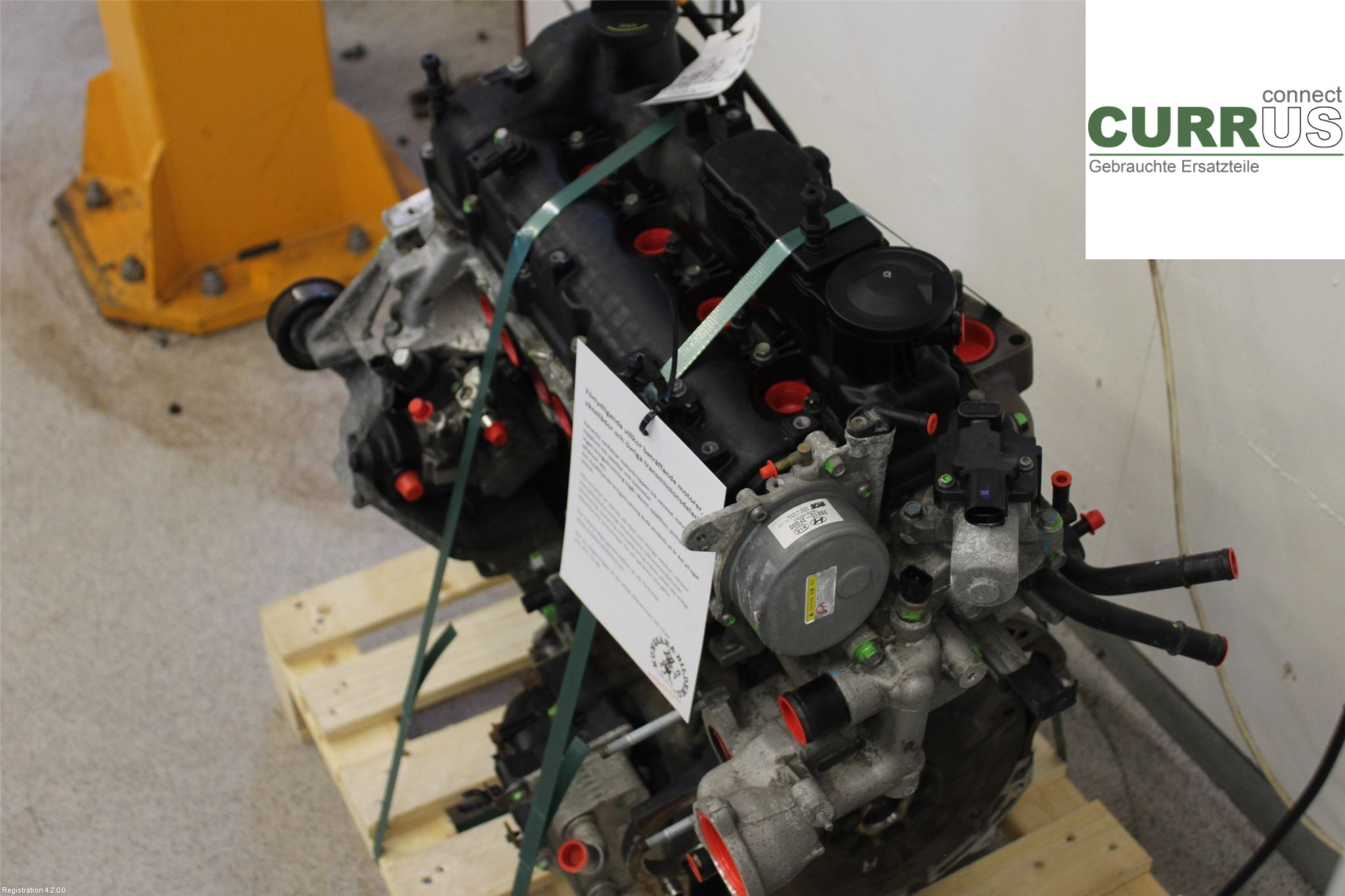 KIA SPORTAGE (SL) 11-15 Engine Z62612FZ00 D4HA
