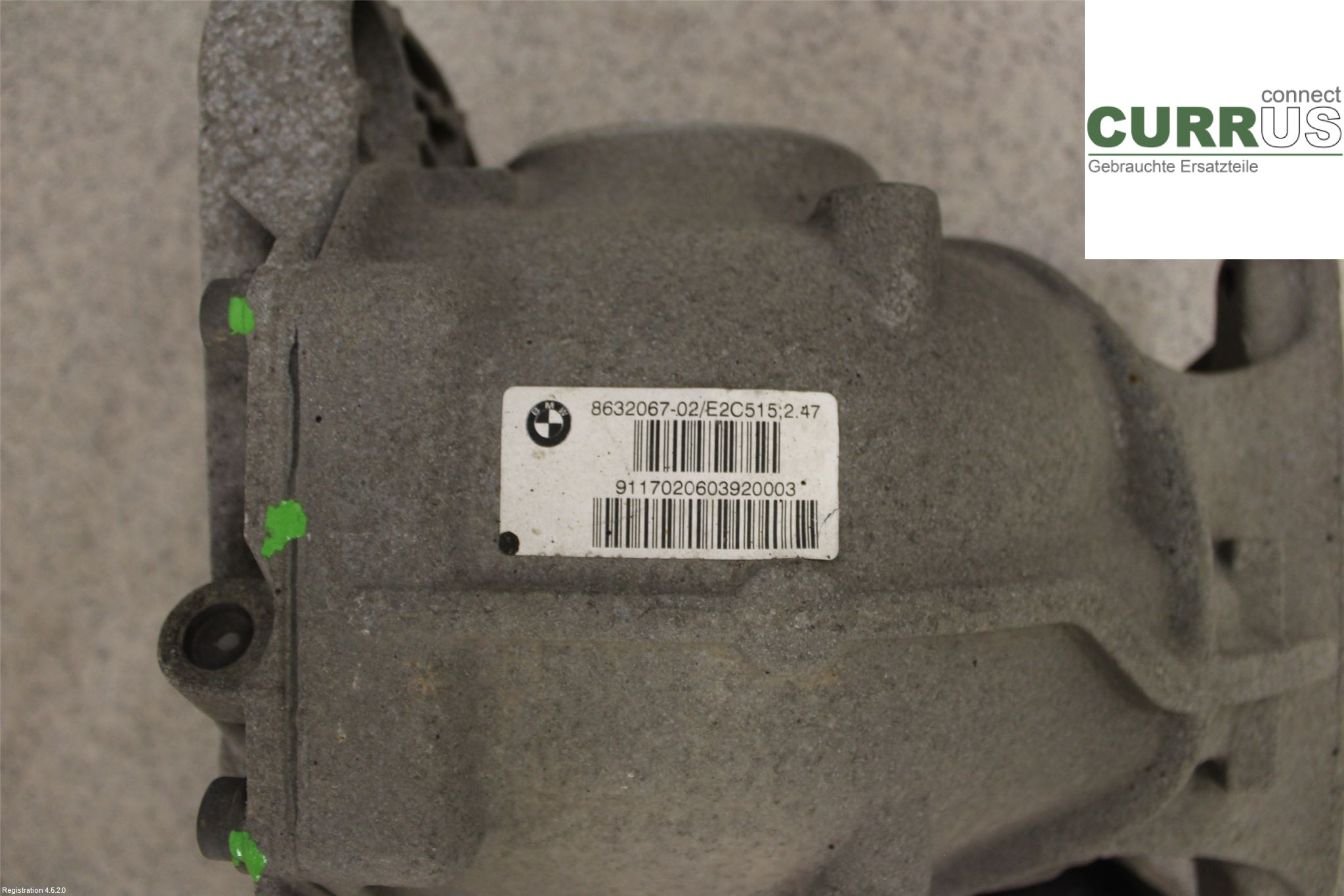 BMW 5 G30/G31/f90  17-23 Dyferencjał 33109454750 B57-D30A