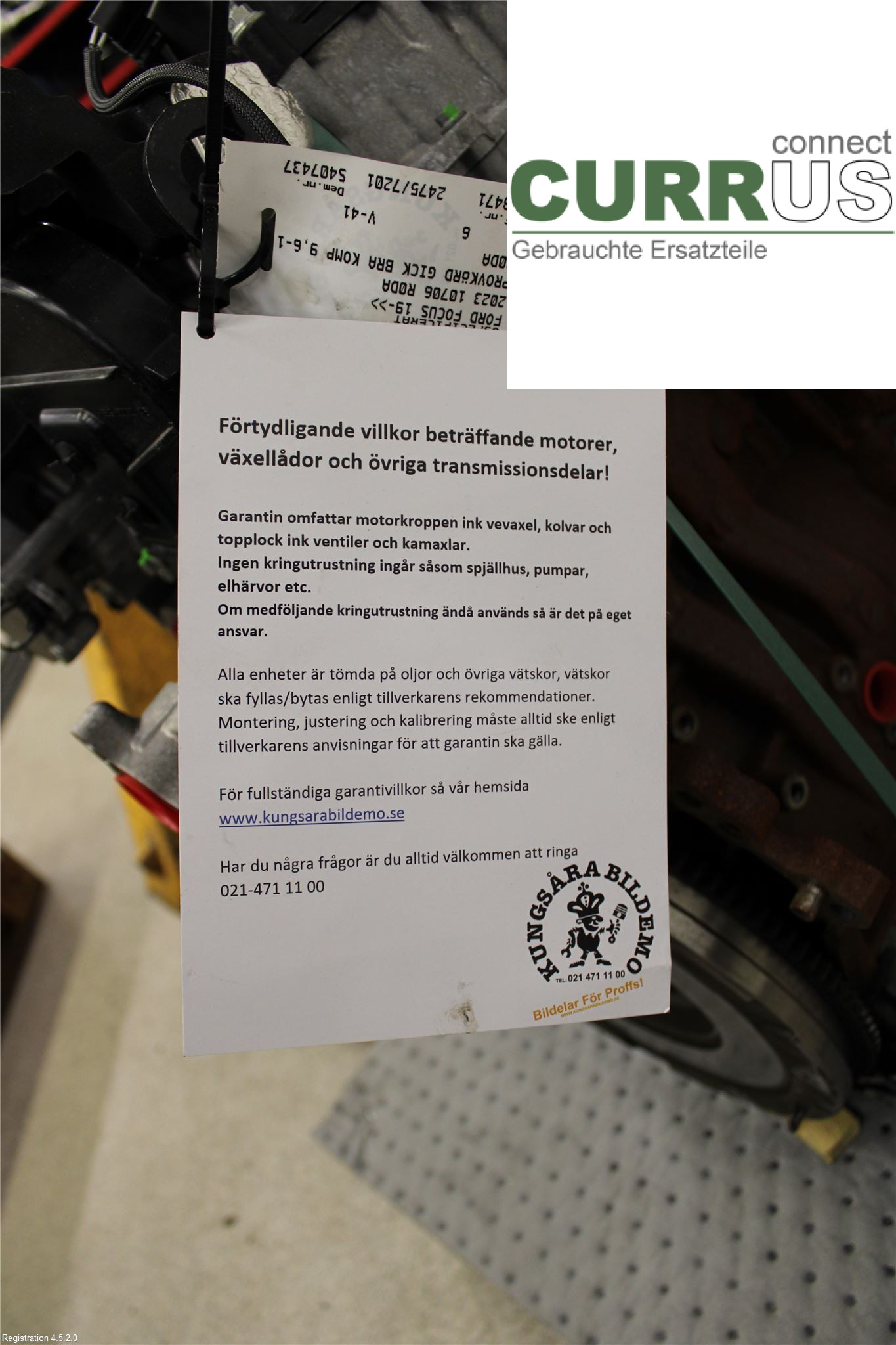 FORD FOCUS 19- Motor 2522399 R0DA