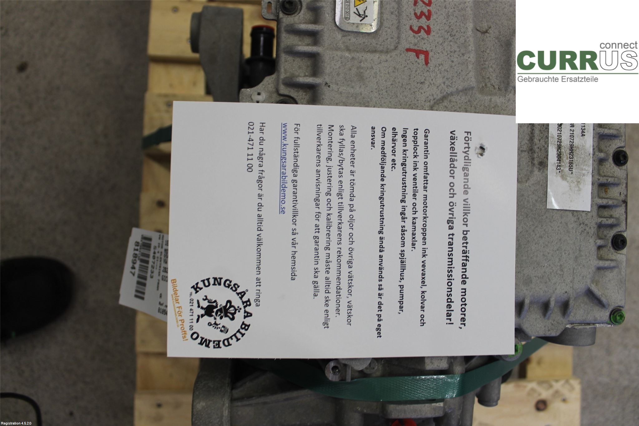 VW ID.4  21- Moteur 1ED 901 134 A EBJA