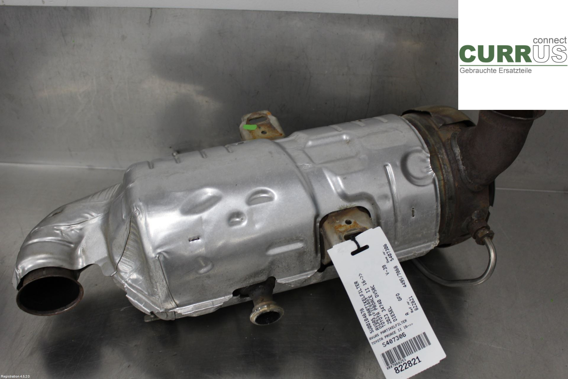TOYOTA PROACE II  16- Filtre à particules SU001B4678 DV5RC