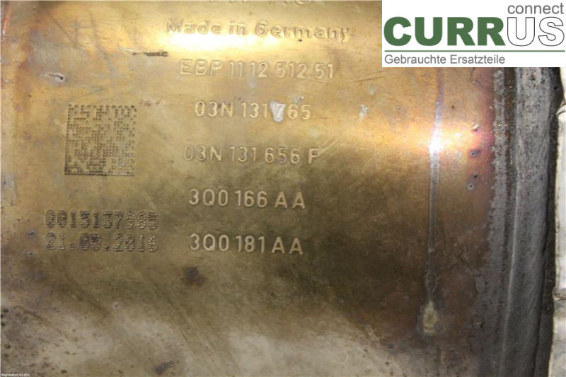 VW PASSAT  15-19 Partikelfilter  03N 131 656 GX CUAA