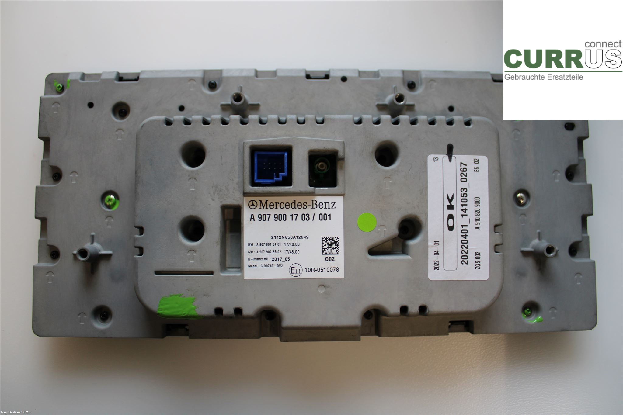 MB SPRINTER (W907/910) 19- Moniteur A9079000508 OM654.920