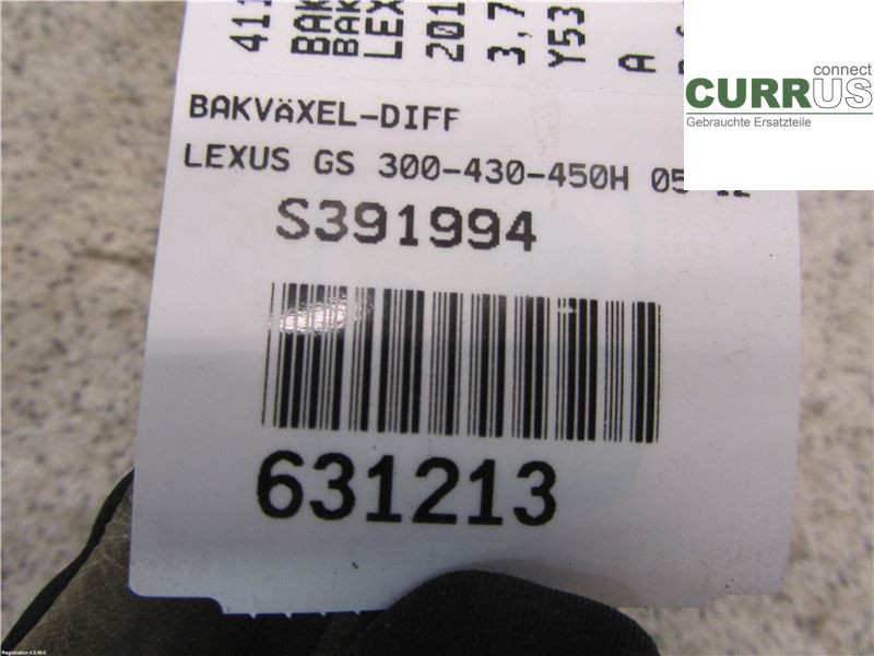 LEXUS GS 300/430/450H 05-12 Differential 4111030A81 
