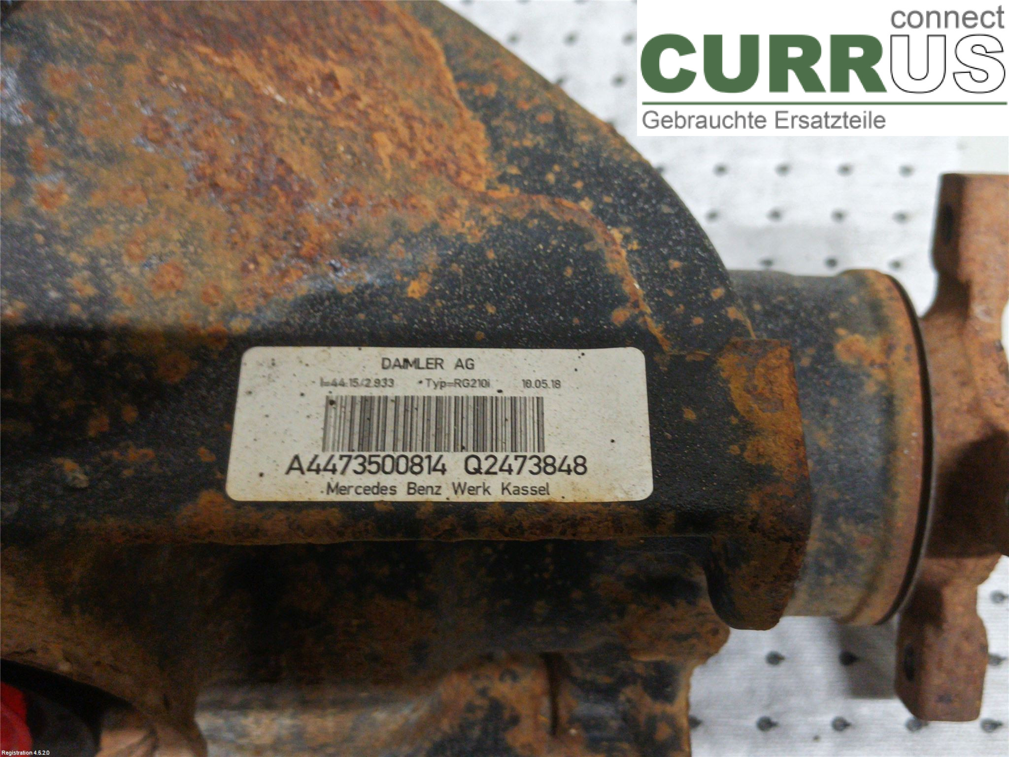 MB VITO/V-KLASS (W447)  14- Differential A 447 350 08 14 OM651.950