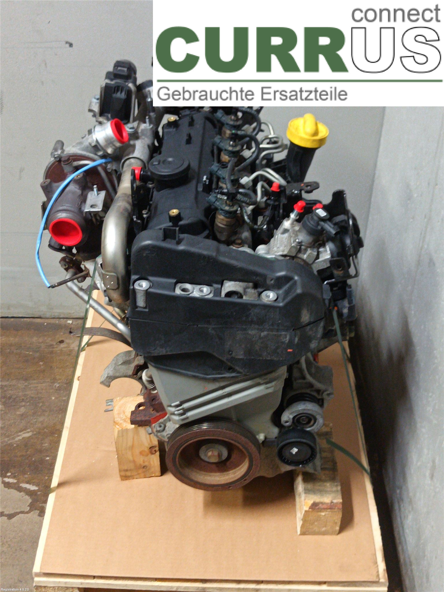 RENAULT KANGOO II  15-21 Engine 8201535495 K9K-608