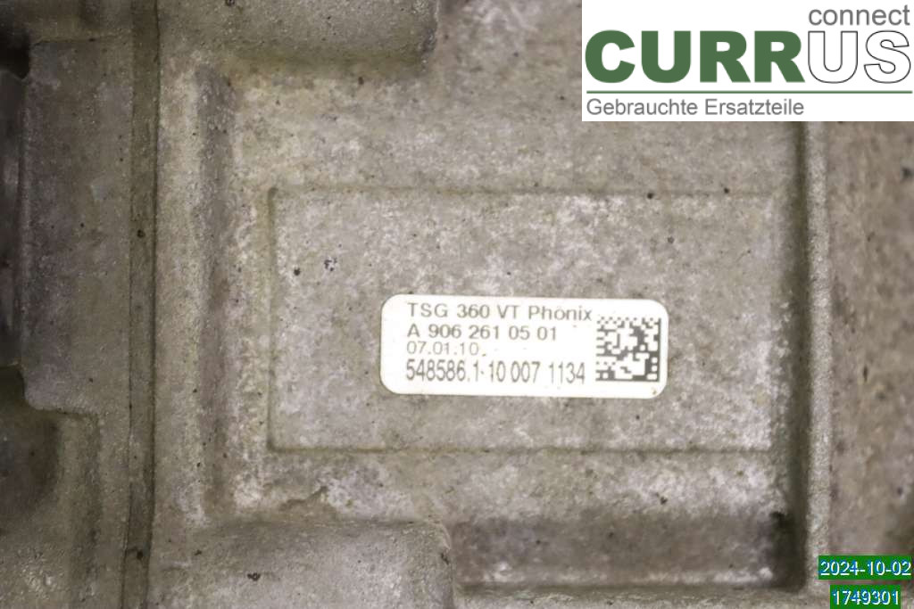 VW CRAFTER  06-16 Gearbox (6-speed) 0CB300040AX 2,5 TDI