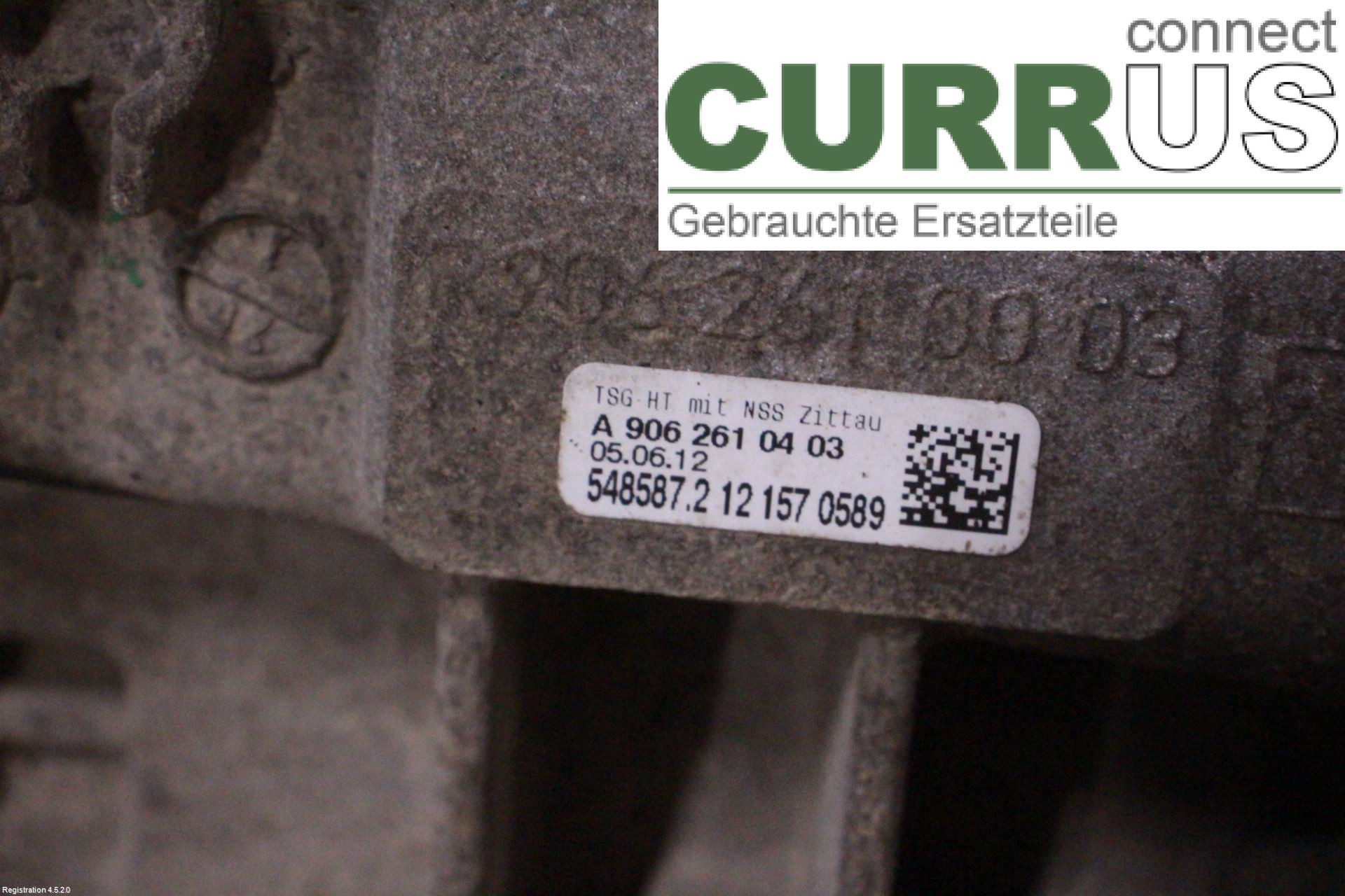 VW CRAFTER  06-16 Gearbox (6-speed) 0CB300031JX CKTC