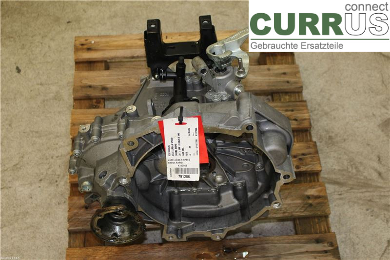 SKODA RAPID Gearkasse 6 gear 02U300050LX 1,2/CBZB