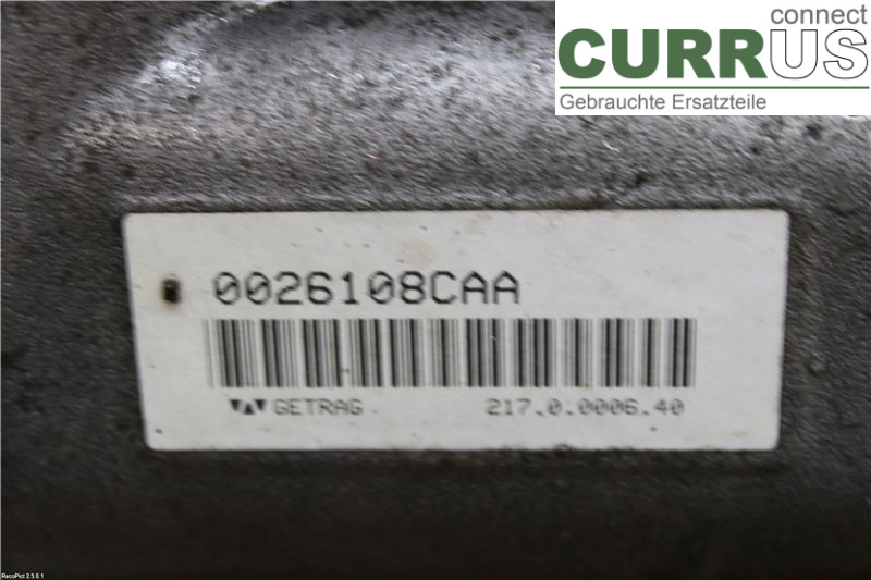 BMW 3 E90/91 SED/TOU 05-12 Gearbox (6-speed) 23007626306 320i/N46-B20B
