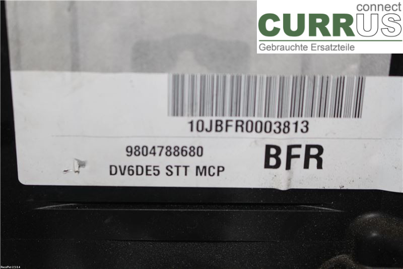 CITROEN BERLINGO  08-18 Moteur 0135SW 1,6HDI/9HP