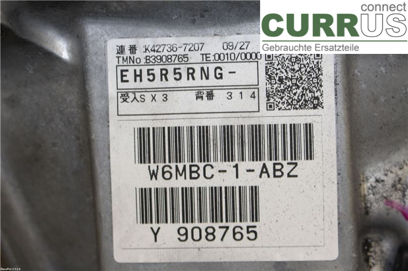 CITROEN C4 AIRCROSS Gearbox (6-speed) 1608880380 1,6HDI/DV6C