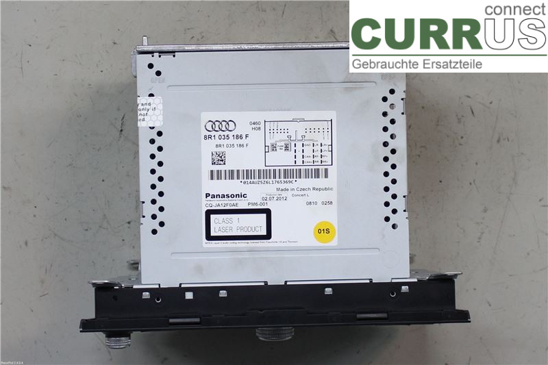 AUDI A4  12-15 Radio CD / Multimedia panel 8R1057186FX 2,0 TDI/CGLC