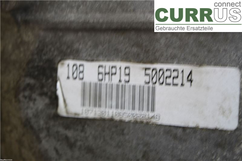 BMW 3 E90/91 SED/TOU 05-12 Gearbox (Automatic) 24 00 7 556 041 2,0/N46-B20B