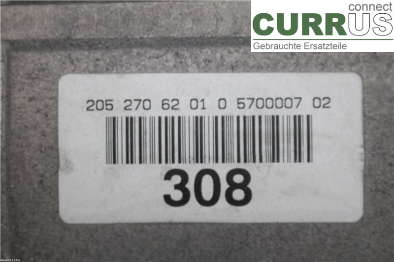 MB C-KLASS (W205)  14- Gearbox (Automatic) A2052706501 180/M274.910