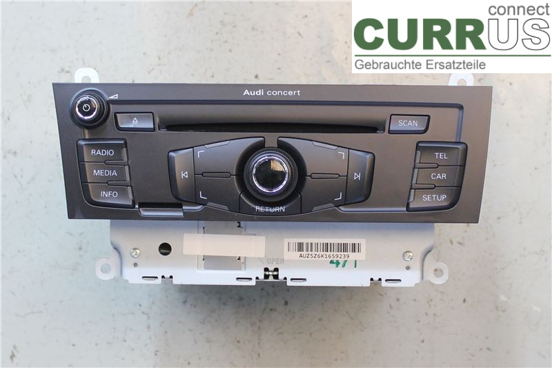 AUDI A4/S4  08-11 Radio CD /Multimediapanel 8T1057186PX 2.0 TDI/CJCB