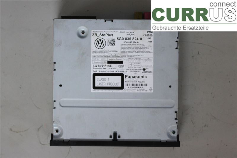 VW GOLF / E-GOLF VII   13-20 Radio CD / Multimedia panel 5G0035824A 1,2TSI/CJZA