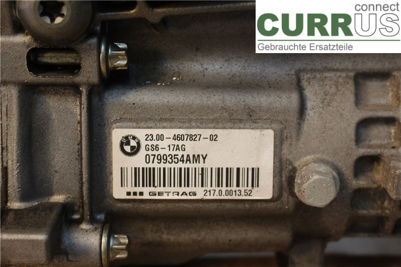 BMW 1 F20/F21   11-19 Gearbox (6-speed) 23007633986 116i/N13-B16A