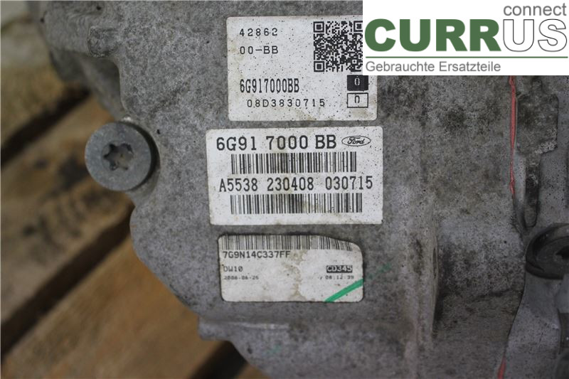FORD MONDEO     07-15 Gearkasse Automatisk 1727969 2.0/QXBA