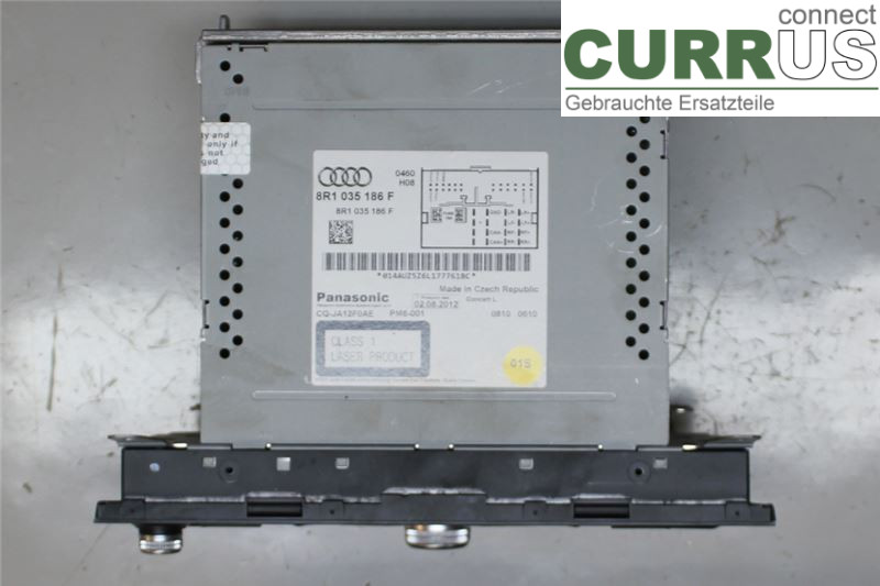 AUDI A4  12-15 Radio CD / multimediepanel 8R1057186FX 2.0 TDI/CGLC