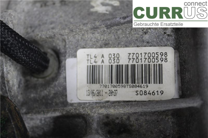 RENAULT MEGANE III 09-15 Gearbox (6-speed) 7701700598 1.6/K4M-866