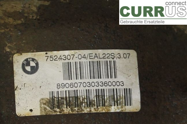 BMW 1 E87/81 5D/3D 03-11 Différentiel 33107566226 120D/N47-D20C