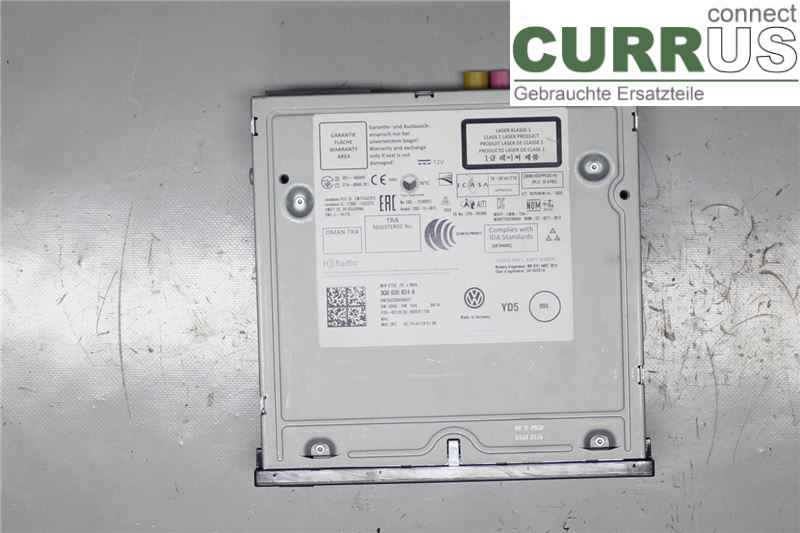 VW GOLF / E-GOLF VII   13-20 Radio-CD-/Multimedia-Panel 5G0035824AX 1,2