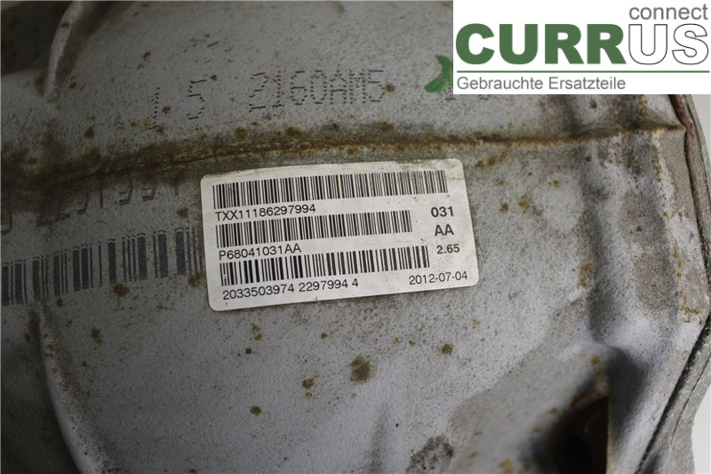 CHR CHALLENGER Differential 68041031AA 3.6 Flex-Fuel