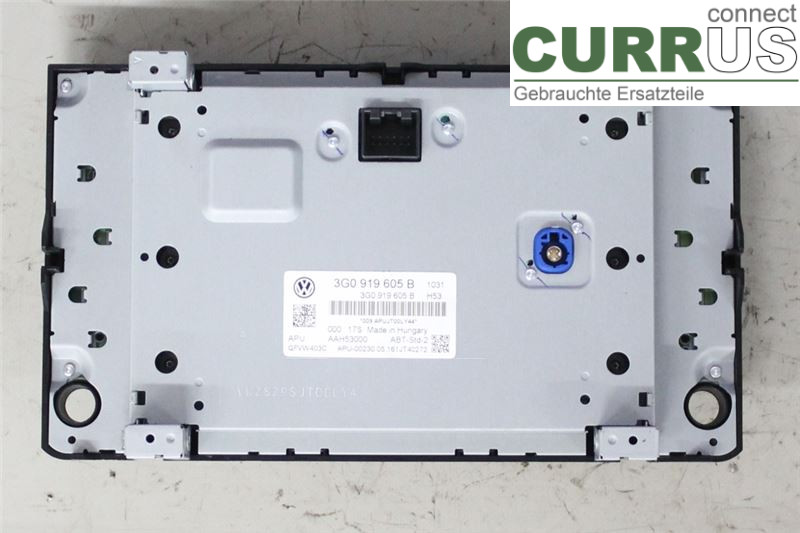 VW GOLF / E-GOLF VII   13-20 Radio CD / panel multimedialny 3G0919605B 1,2/CYVB