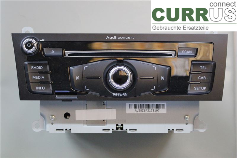 AUDI A4  12-15 Radio CD / panneau multimédia 8R1057186NX 2,0 TDI
