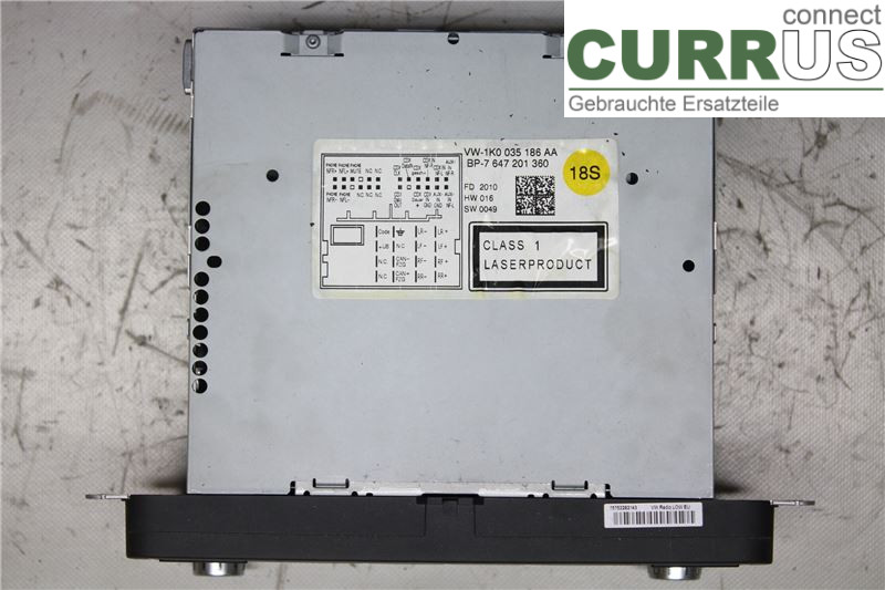 VW PASSAT      05-10 Radio CD / Multimedia panel  2.0 TSI/CCZA