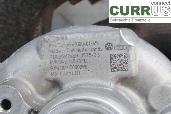 VW GOLF / E-GOLF VII   13-20 Turbo charger 04E145721D 1,4/CPWA