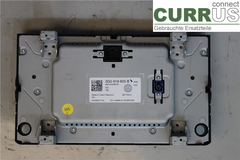 VW GOLF / E-GOLF VII   13-20 Radio CD /Multimediapanel 3G0919605B 1,2 TSI/CYVB