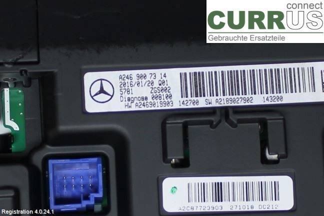 MB A-KLASS (W176)   13-18 Monitor A2469007314 180/OM607.951