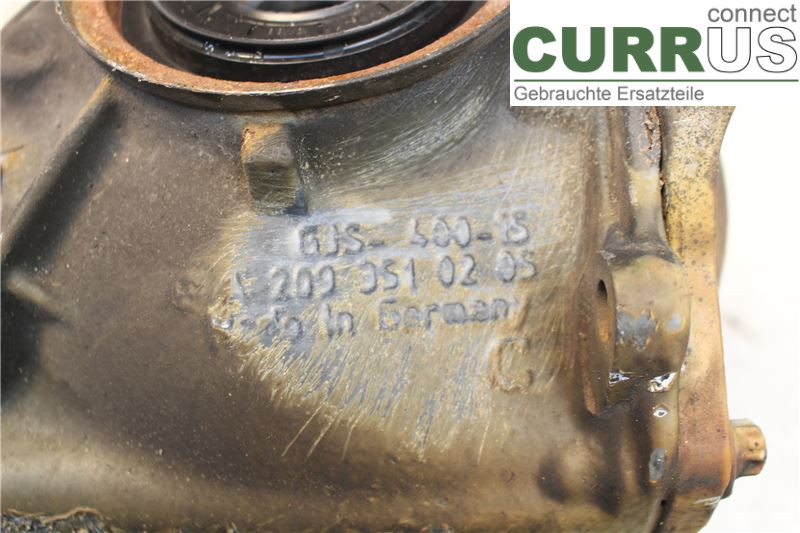 MB E-KLASS (W212) 09-16 Differential A2073500314 500/M278.922