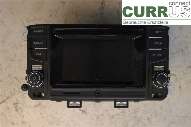 VW POLO       10-17 Radio CD / panneau multimédia 6C0035869D 1,2 TSI/CJZC