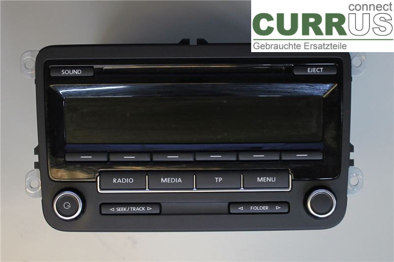 VW CADDY  11-15 Radio CD /Multimediapanel 1K0035186AN 1,6 TDI/CAYE