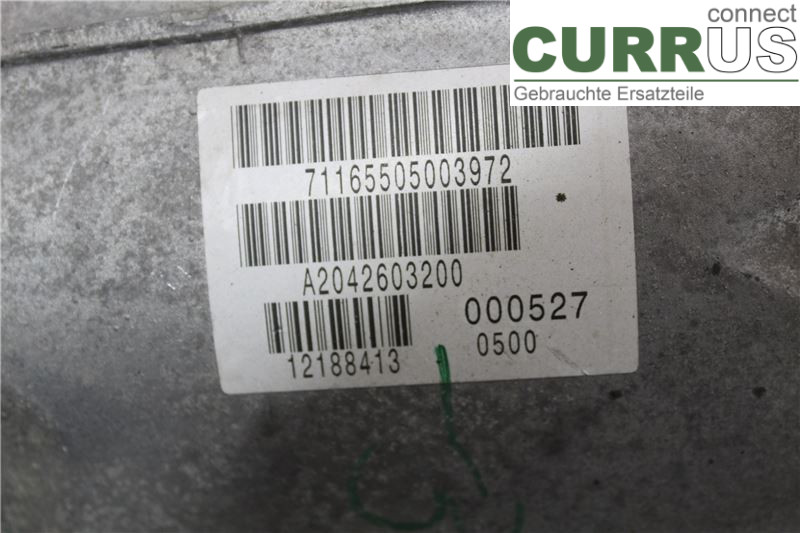 MB C (204)   07-15 Gearbox (6-speed)  180 CGI