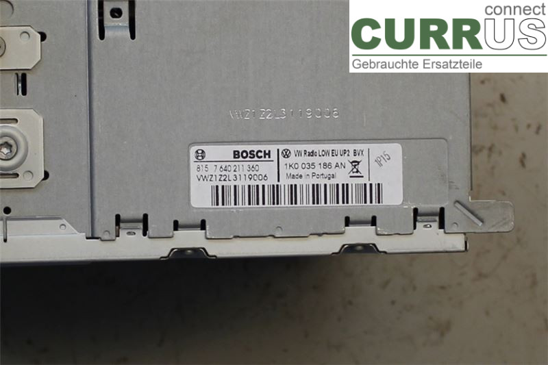 VW GOLF VI     09-13 Radio CD / Multimedia panel  1.6TDI/CAYC