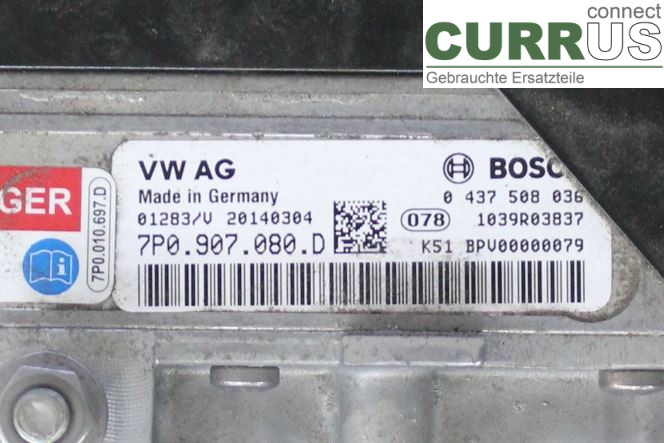 VW TOUAREG 7P  11-18 Controller til strømfordeling 7P0907070G 3,0/CGEA