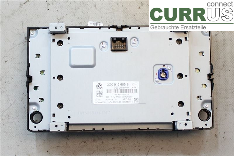VW GOLF / E-GOLF VII   13-20 Radio CD /Multimediapanel 3G0919605B 1,2TSI/CYVB