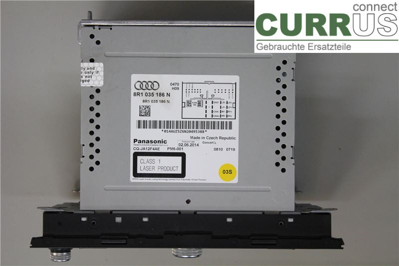 AUDI A4  12-15 Radio CD / Multimedia panel 8R1057186NX 2,0 TDI/CNHA