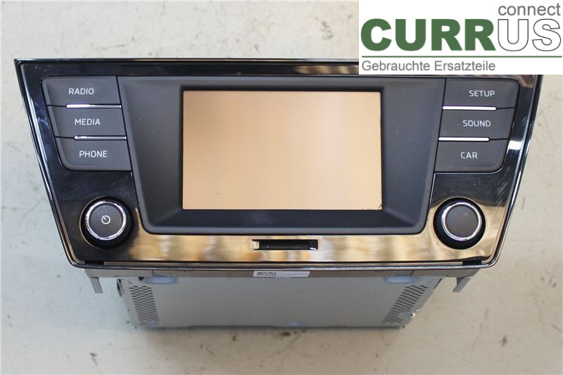 SKODA FABIA  15- Radio CD / Multimedia panel 6V0035871 1,2 TSI/CJZC