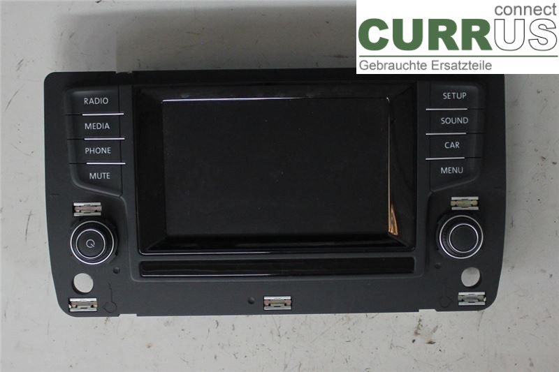VW GOLF / E-GOLF VII   13-20 Radio CD / panneau multimédia 5G0919605 1.6 TDI