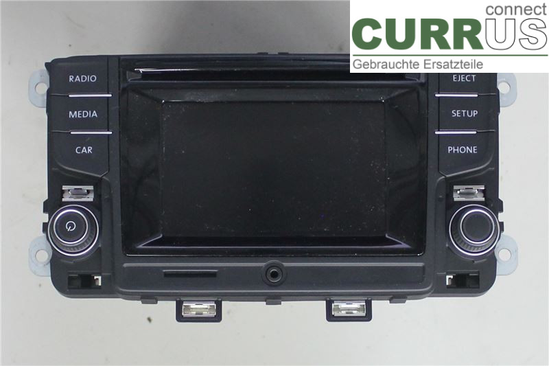 VW POLO       10-17 Radio CD / panneau multimédia 6C0035869F 1,2 TSI/CJZC